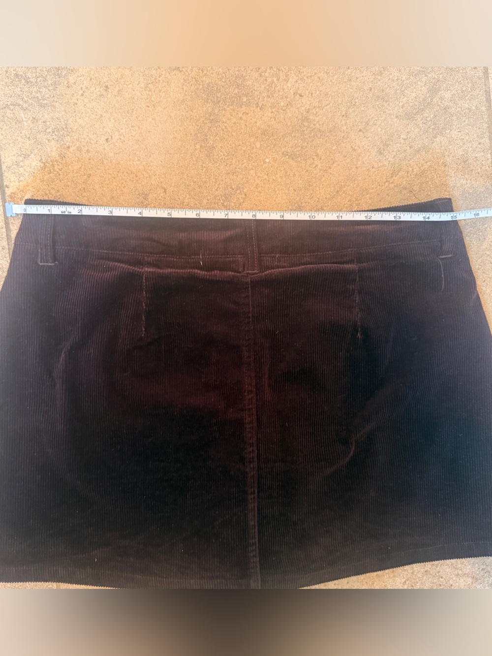 Altar'd State Plum Corduroy Mini Skort - Picture 5 of 6